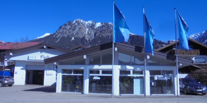 Autohaus Fink Standort Oberstdorf Aussenansicht