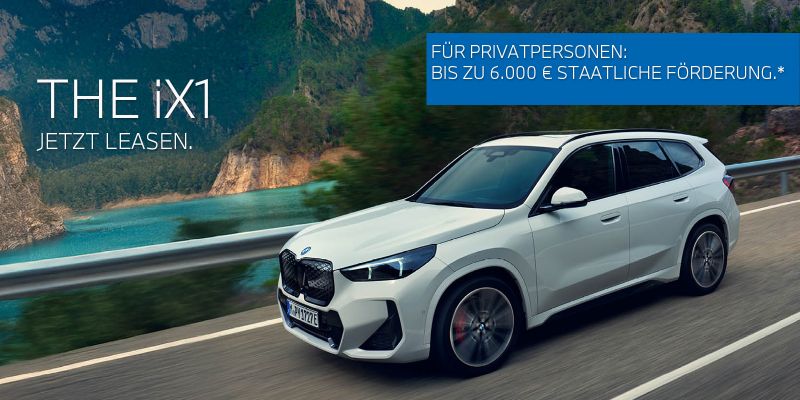 Der BMW iX1, buchen Sie jetzt Ihre Probefahrt.