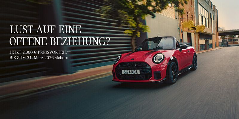 Das neue MINI Cooper Cabrio.
