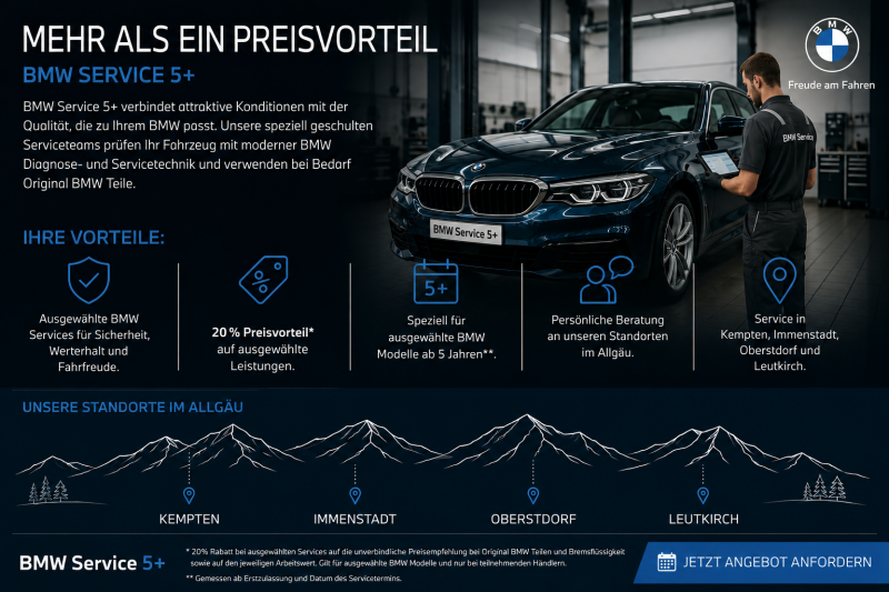 Übersicht Service 5+