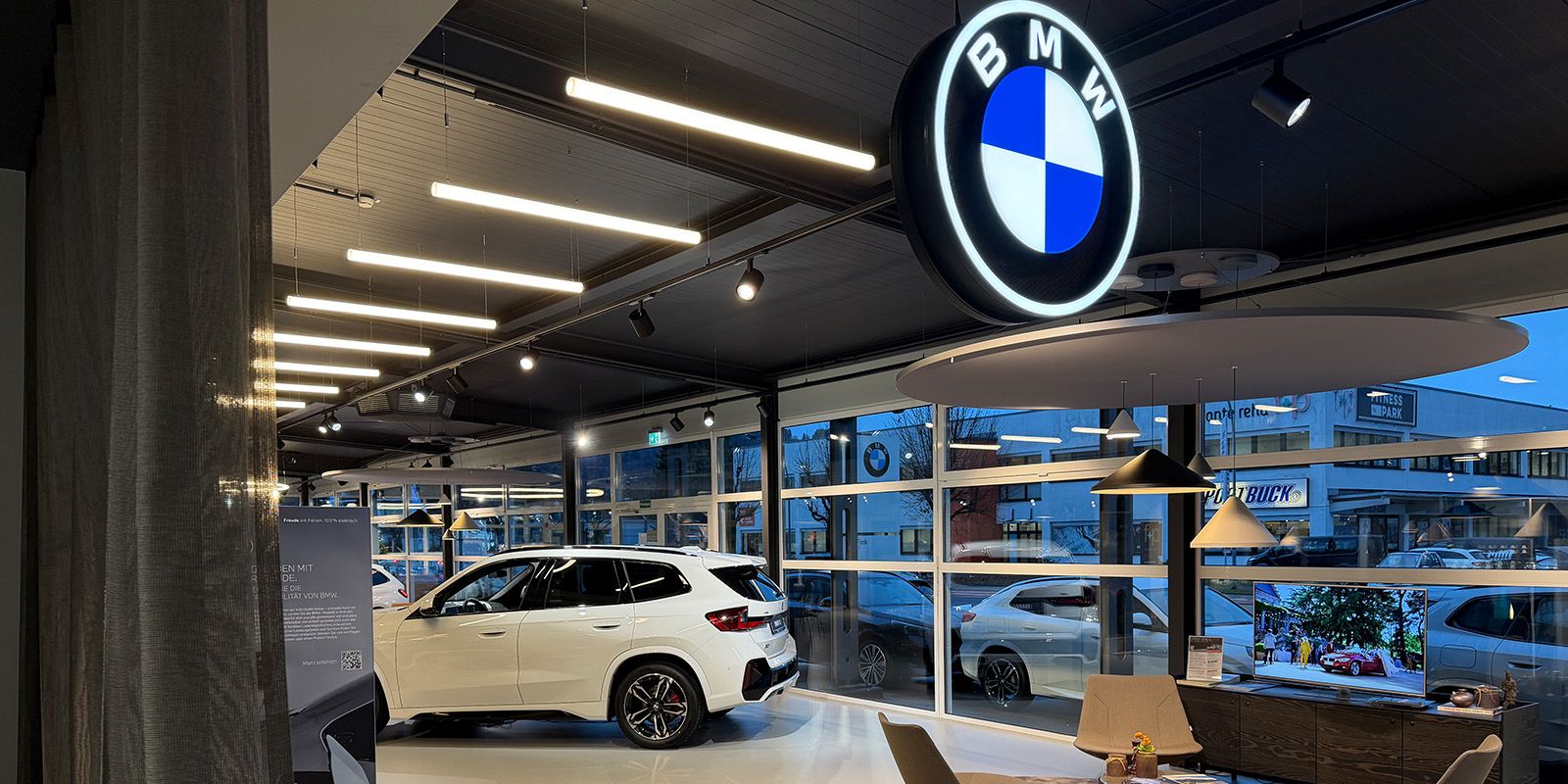 Der Schauraum in Kempten nach BMW Retail.Next